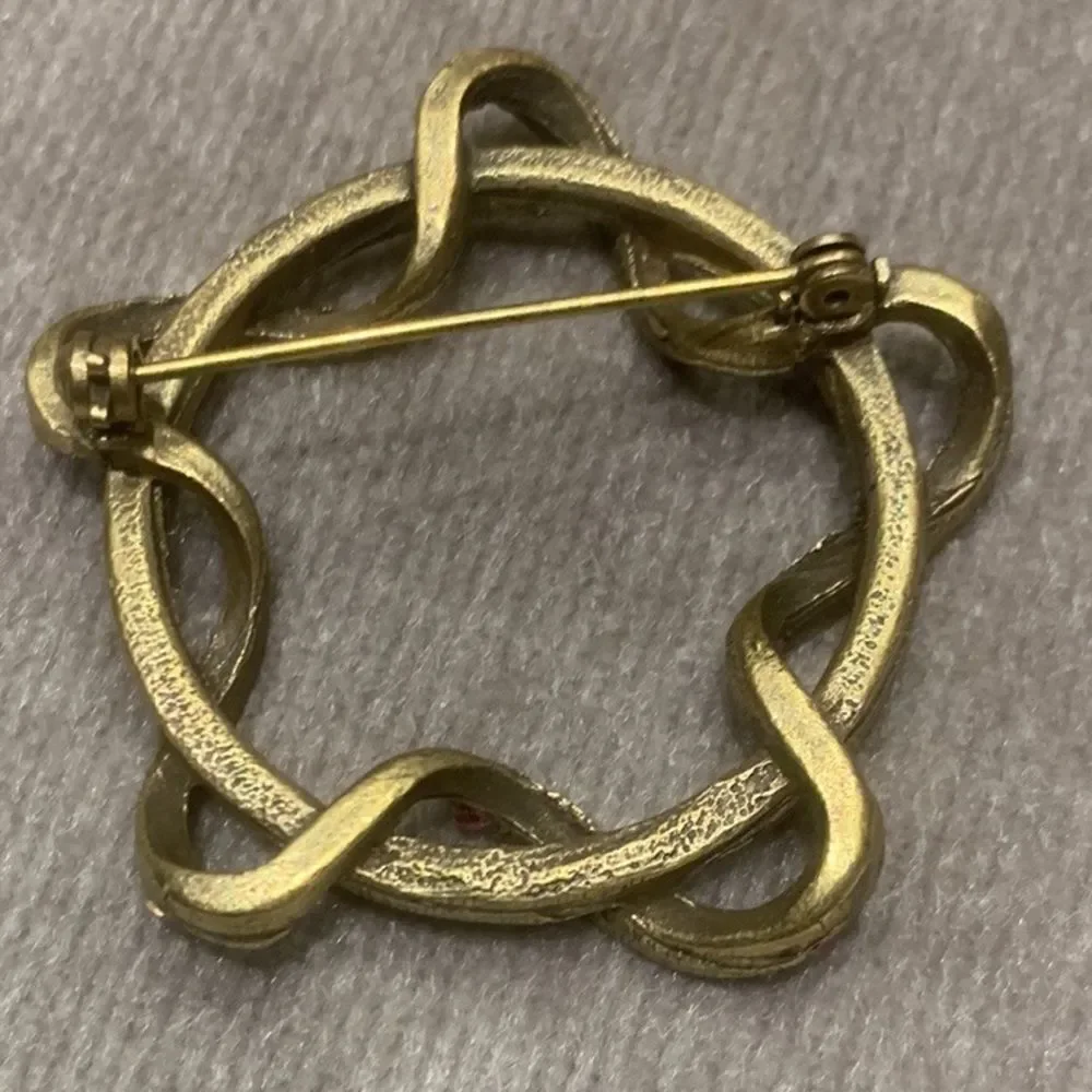1980s Collectible Circle Lapel Pin